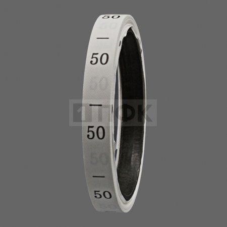 Размерная лента 1*2,5см арт.С14 (рул.270шт)  "50" (упак 20шт/кор 1000шт)