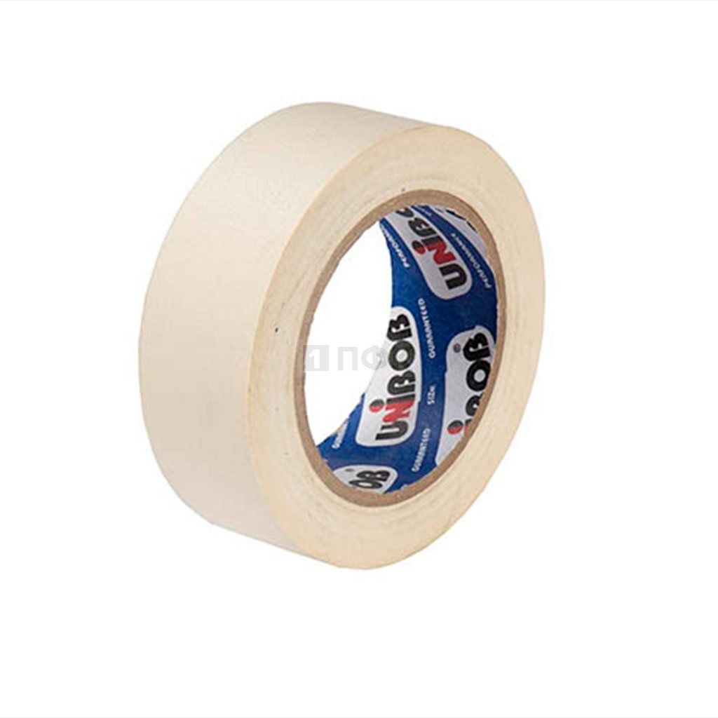 Скотч малярный UniBob 48мм*50м 99мкр цв белый (уп 6/кор 36шт) — ПФКР Скотч малярный UniBob 48мм*50м 99мкр цв белый (уп 6/кор 36шт)