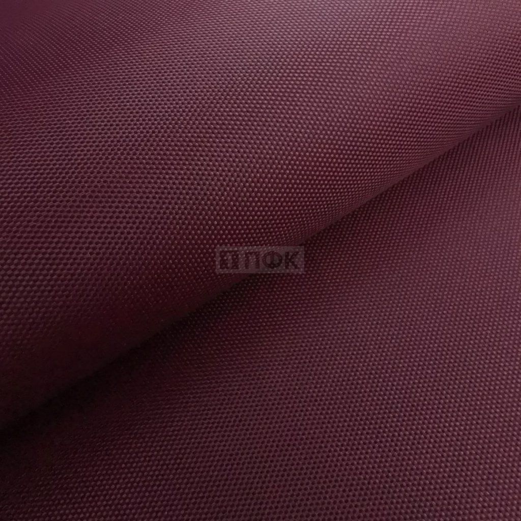 Ткань Oxford 210D PU1000 77гр/м2 шир 150см цв бордовый темн 875 (рул 100м)