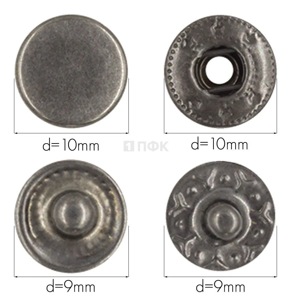 Кнопка для одежды 10мм Альфа нерж цв никель тем (уп 1440шт) NEW STAR — ПФКР Кнопка для одежды 10мм Альфа нерж цв никель тем (уп 1440шт) NEW STAR