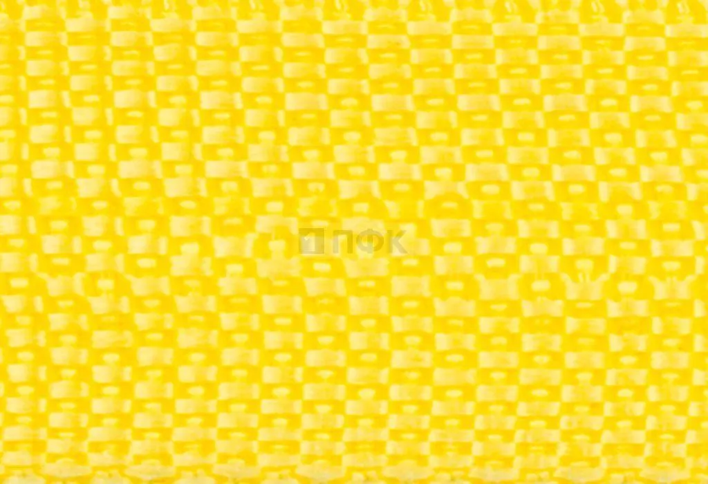 Стропа текстильная (лента ременная) 25мм 8 гр/м цв 105 лимон (рул 50м/уп 3000м)